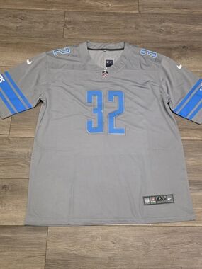 NFL #32 Football Jersey RARE Detroit Lions D'Andre Swift Color Rush Size XXL